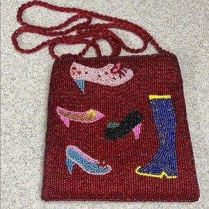 Crossbody bag beaded